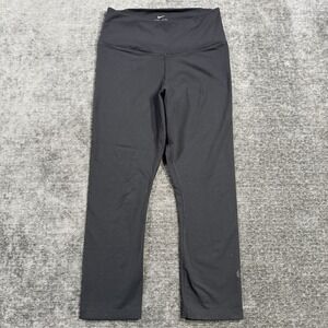 Nike‎ Dri-Fit Women's High Waisted Capri Leggings Black Size Medium Stretch